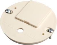 Centraaldoosdeksel, rond met haak en kroonsteen ABB voor de blauwe ronde centraaldozen CD/RVK - thumbnail