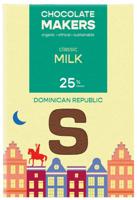 Chocolatemakers Sintletter melkchocolade 25% bio 100 Gram - thumbnail