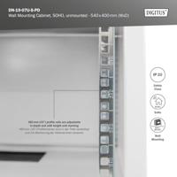 Digitus DN-19-07U-S-PD rack 7U Wandrek Grijs - thumbnail
