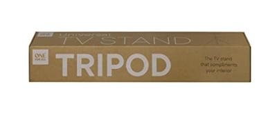 OneForAll WM7471 Vesa 400 Tripod TV standaard walnoot TV standaard Bruin