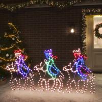 Kerstfiguren drie wijzen met 504 LED's 70x50 cm - thumbnail
