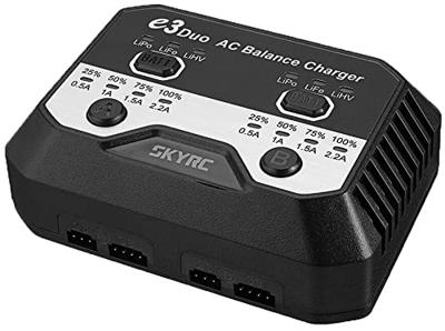SkyRC e3 Duo AC Charger (LiPo, LiFe, LiHV 2-3s)