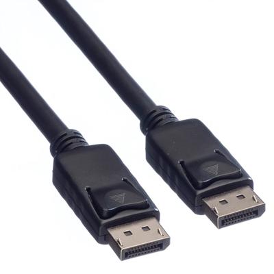 ROLINE DisplayPort Kabel, DP M/M, zwart, 7,5 m ROLINE DisplayPort Kabel, DP M/M, zwart, 7,5 m