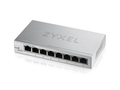 Zyxel 8-poorts Gigabit Web Managed Switch, Levenslange garantie [GS1200-8]