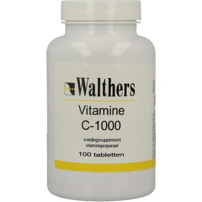 Walthers Vitamine C 1000 mg bioflav/rozenbottel 100 Tabletten