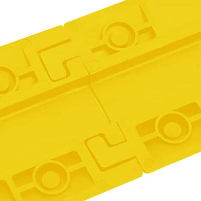 VidaXL Kabelbeschermers drempel 2 st 98,5 cm geel VidaXL Kabelbeschermers drempel 2 st 98,5 cm geel