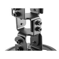 Manhattan Deckenhalterung Beamer-plafondbeugel Kantelbaar, Zwenkbaar Afstand vloer-plafond (max.): 15 cm Zwart - thumbnail