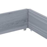 VidaXL Palletopzetrand 150x100 cm massief grenenhout grijs - thumbnail