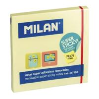 Zelfklevende briefjes Milan Geel 76 x 76 mm (10 Stuks) - thumbnail