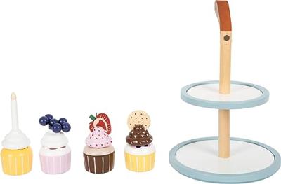 Small Foot houten speeleten etagere met cupcakes, 13dlg.