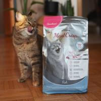 PLATINUM - Kattenvoer MeatCrisp Sterilised Fish uit de versvleesdroger - 1,5 kg kattenvoer met 82% vers vlees - droogvoer voor katten - Crispy Biss - gereduceerd caloriegehalte - thumbnail