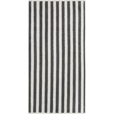 Cawö Cawo Studio Streifen 6252 Douchelaken 70x140 anthrazit