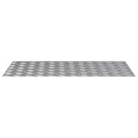 VidaXL Trap tread rechthoekig 2 pcs zilver 100 x 50 cm aluminium - thumbnail