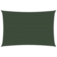 VidaXL Zonnezeil 160 g/m² 2,5x4 m hdpe donkergroen - thumbnail