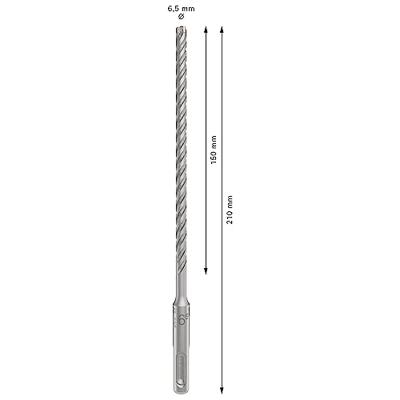 Bosch Accessoires PRO SDS plus-5X hamerboor | 6 |5 x 150 x 210 mm - 2608833783 Bosch Accessoires PRO SDS plus-5X hamerboor | 6 |5 x 150 x 210 mm - 2608833783