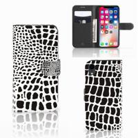 Apple iPhone Xr | Telefoonhoesje | Met pasjeshouder | Slangenprint - thumbnail