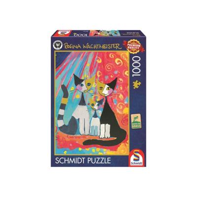 Disney Famille de chats heureuse Puzzel 1000 Stukjes Disney Famille de chats heureuse Puzzel 1000 Stukjes