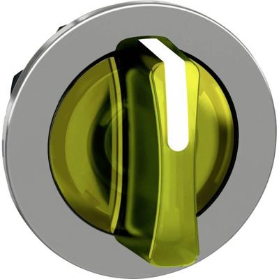 Schneider Electric ZB4FK1783 ZB4FK1783 Plat, Terugstelbaar (Ø) 30.5 mm Chroom, Geel 1 stuk(s)