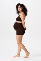 Noppies Lai Naadloze Sensil Zwangerschapsshort Hoog Coffee Bean - thumbnail