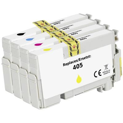 Renkforce Inktcartridge vervangt Epson 405, T05G6, T05G1, T05G2, T05G3, T05G4 Compatibel Combipack Zwart, Cyaan, Magenta, Geel RF-5705462 Renkforce Inktcartridge vervangt Epson 405, T05G6, T05G1, T05G2, T05G3, T05G4 Compatibel Combipack Zwart, Cyaan, Magenta, Geel RF-5705462