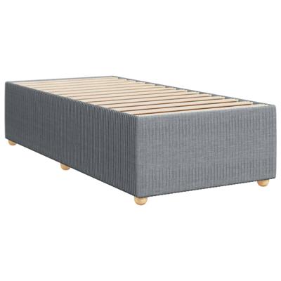 Bedframe zonder matras 120x190 cm stof lichtgrijs