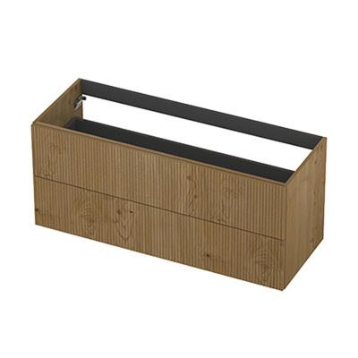 INK - Onderkast 2L Fineer Gefreesd Tbv Greep - 1200x450x520 Mm - Natur