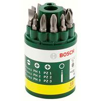 Bosch Accessories Promoline 2607019454 Bitset 10-delig Plat, Kruiskop Phillips, Kruiskop Pozidriv - thumbnail