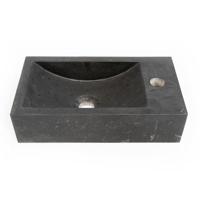 Saniclass Noche Fontein - 22x40x10cm - natuursteen donker GXB 220x400x100 Small L/R - thumbnail