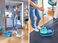 Leifheit 52101 Clean Twist Disc Mop Ergo Set Blauw - thumbnail