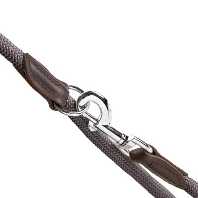 HUNTER Freestyle Verstelbare hondenriem voor honden, robuust, weerbestendig, 1,0/200 cm, grijs