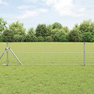 VidaXL Afrasteringspaal 12 pcs zilver 70 cm poedergecoat staal