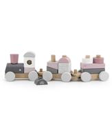 Label Label Stapeltrein roze - thumbnail