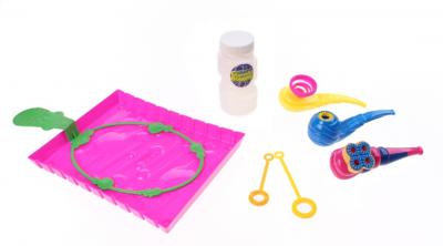 Bellenblaasset deluxe 8-delig op kaart