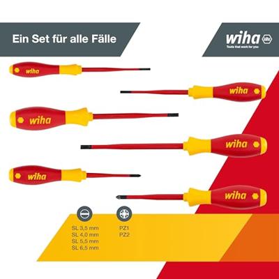 Wiha Schroevendraaierset SoftFinish electric slimFix - thumbnail