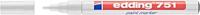 Edding 751 paint marker 4-751049 Lakmarker Wit 1 mm, 2 mm - thumbnail