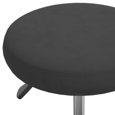 VidaXL Massagekruk fluweel zwart