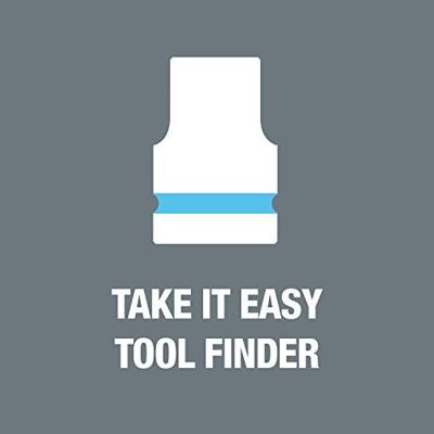 Wera 8790 HMC HF Zyklop Hand- en Machinedop met 1/2" Aandrijving met Vasthoudfunctie , 11.0 mm - 1 stuk(s) - 05003731001