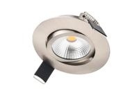 Lyora Platte inbouwspotLux Slim 3000K - RVS - ILDL65L003 - thumbnail