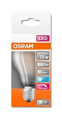 OSRAM HOMELIGHTING 4058075435001 LED-lamp Energielabel D (A - G) E27 Peer 7.5 W = 75 W Koudwit (Ø x l) 60 mm x 105 mm 1 stuk(s)