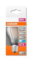 OSRAM HOMELIGHTING 4058075435001 LED-lamp Energielabel D (A - G) E27 Peer 7.5 W = 75 W Koudwit (Ø x l) 60 mm x 105 mm 1 stuk(s) - thumbnail