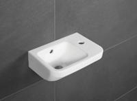 Villeroy & Boch Architectura fontein - 36x26cm - 1 kraangat rechts - met overloop - ceramic wit 43733601 - thumbnail