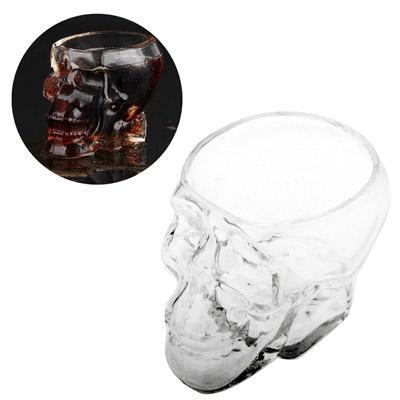 Crystal Skull Head Vodka Whiskey schoot Glass(Transparent)