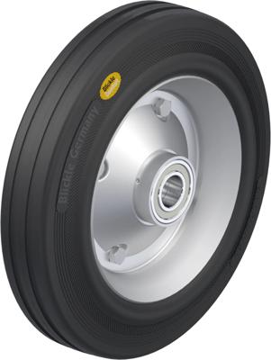 Blickle RD 280/25K Wiel met hoog draagvermogen Wieldiameter: 280 mm Draagvermogen (max.): 650 kg 1 stuk(s)