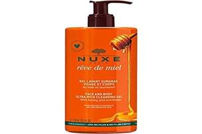 Nuxe Body Rêve de Miel Gel Lavant Surgras Visage & Corps 750ml