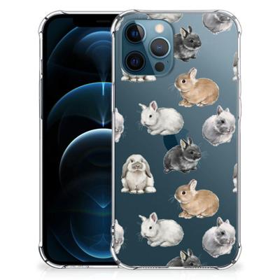 Case Anti-shock voor iPhone 12 | 12 Pro Konijntjes Case Anti-shock voor iPhone 12 | 12 Pro Konijntjes