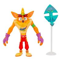 Crash Bandicoot - Retro Crash with Ika Ika Mask Figure - thumbnail
