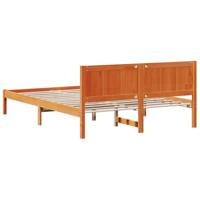Bedframe Bruin 140 x 200 cm Massief grenenhout - thumbnail