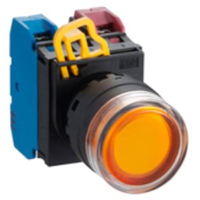 Idec YW1L-AF2E10Q4G Verlichte druktoets 1 knop Zwart/groen 1 stuk(s)