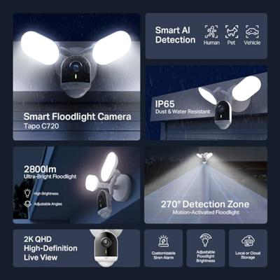 Tapo C720 IP-camera Wit