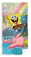 Spongebob strandlaken meerkleurig 70x140cm - thumbnail